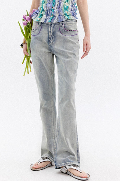 Summer Lace Micro Jeans