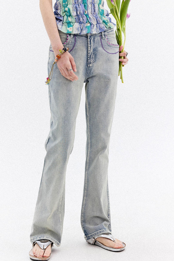 Summer Lace Micro Jeans