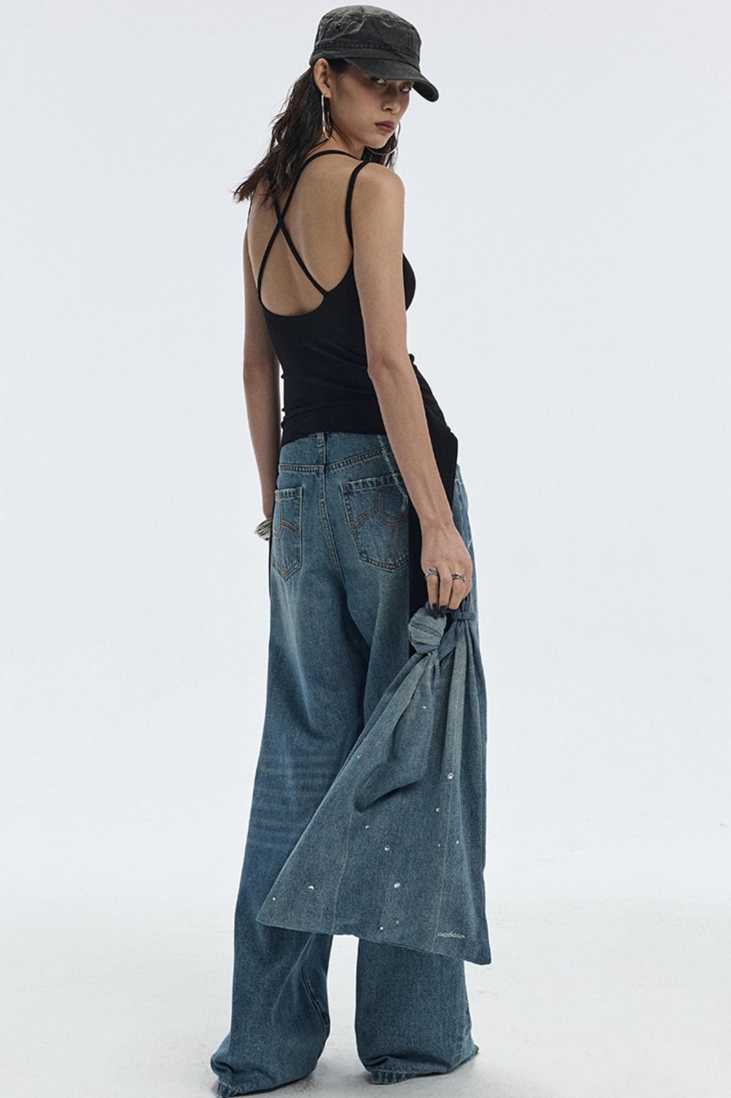 Ocean Chain Loose Womens Jeans