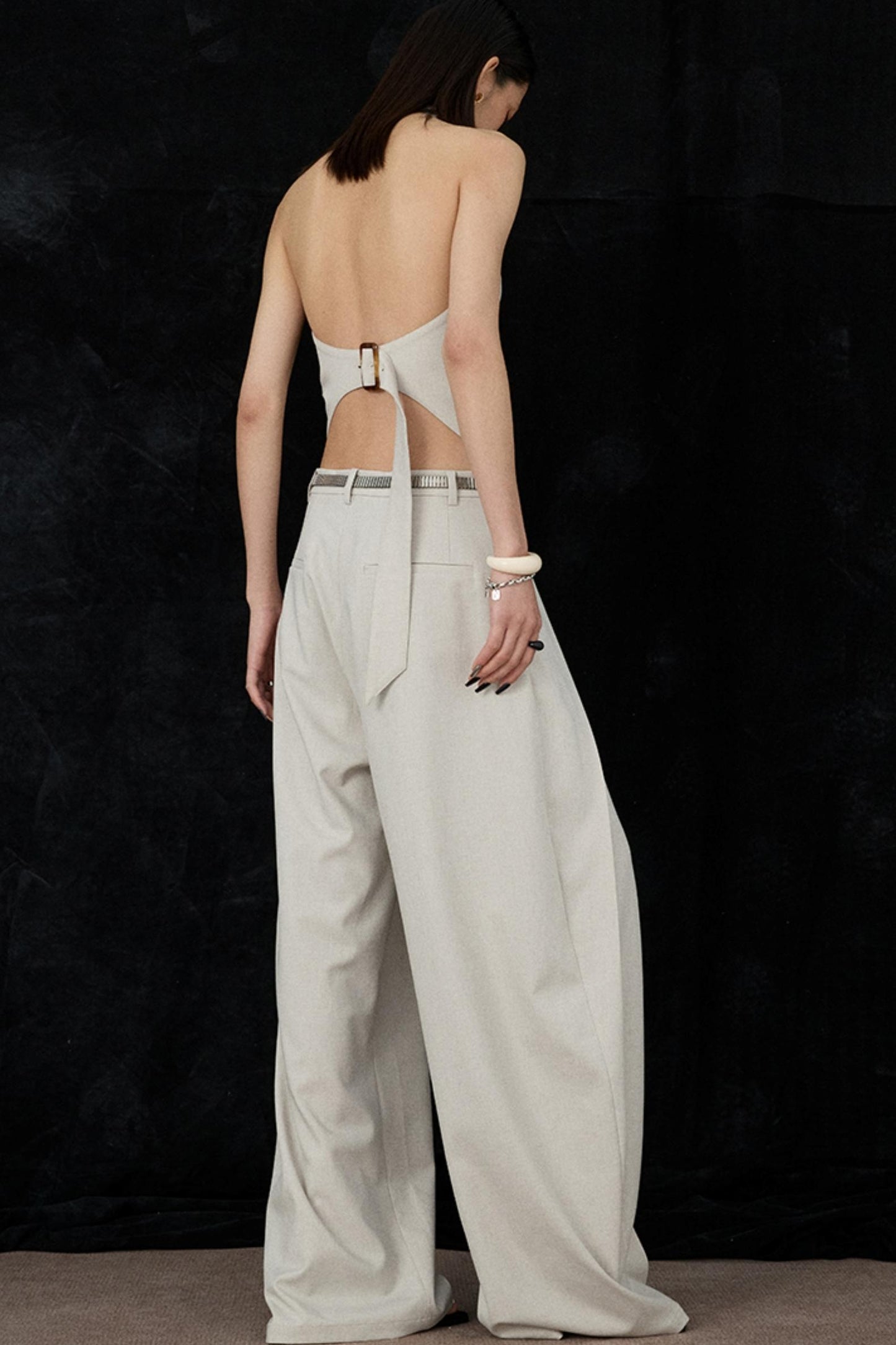 Apricot Scimitar Trouser Vest Set-Up