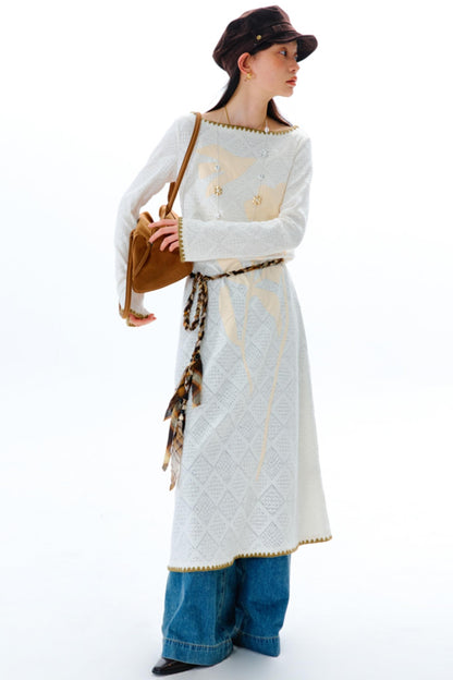 Original Cliff Flower Knit Dress