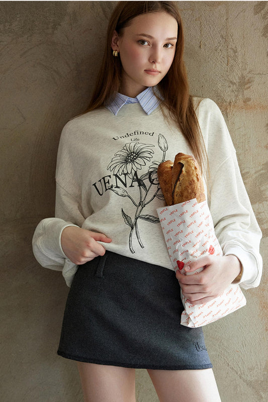 Vintage Flower Crewneck Sweatshirt