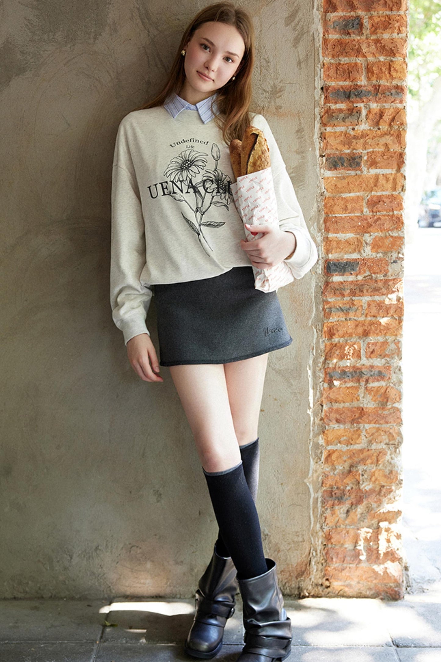 Vintage Flower Crewneck Sweatshirt