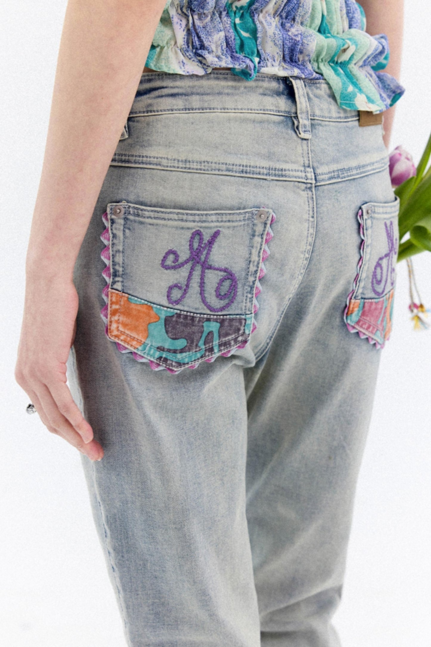 Summer Lace Micro Jeans