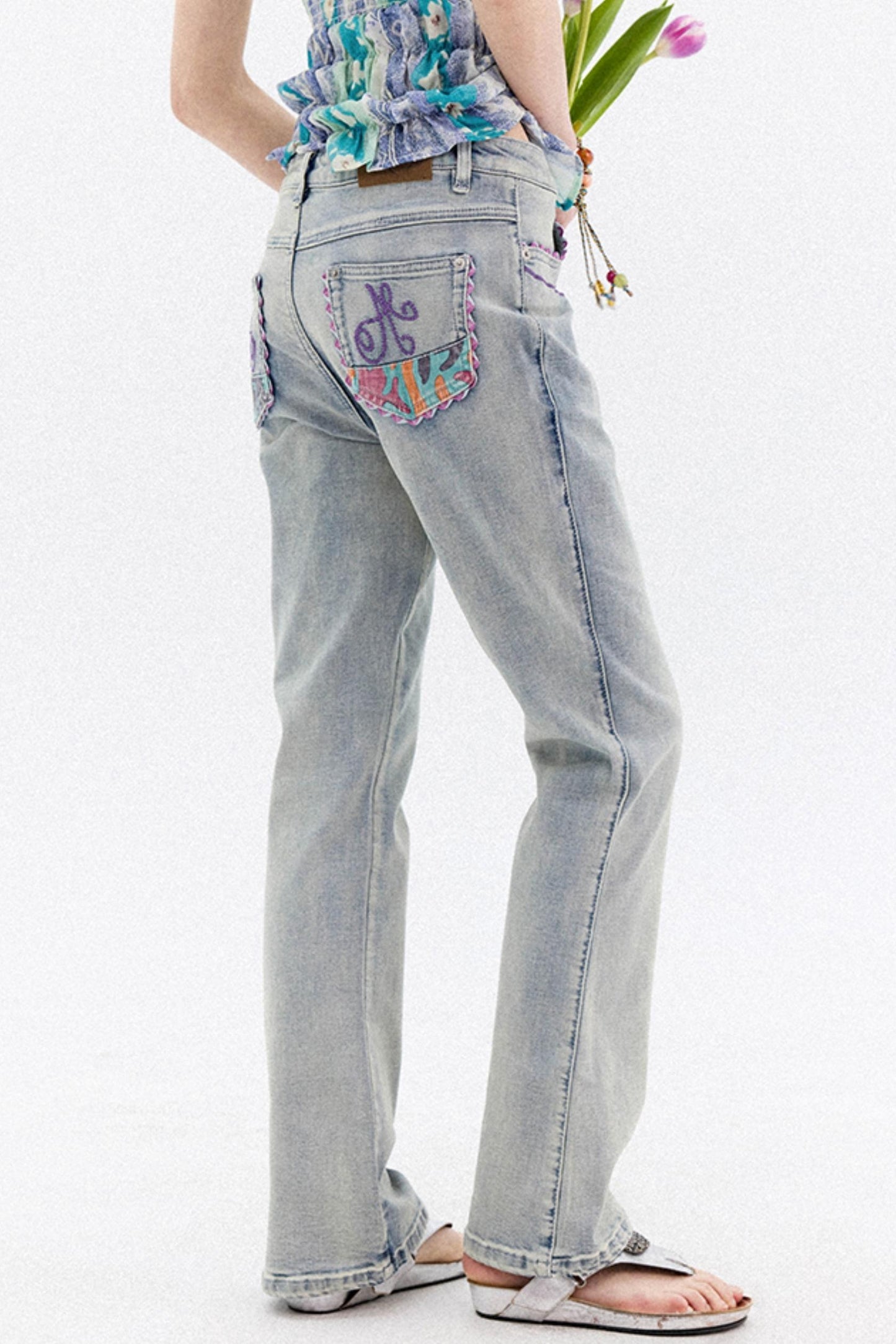 Summer Lace Micro Jeans