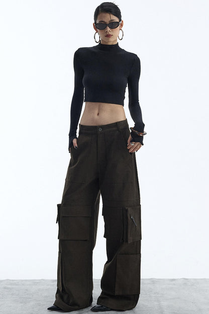 Black Turtleneck Top