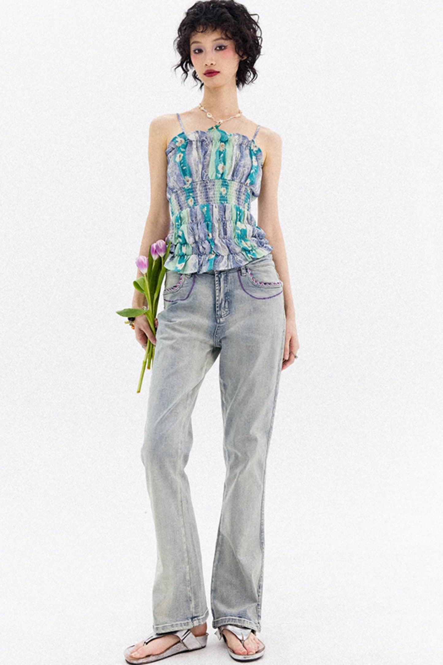 Summer Lace Micro Jeans