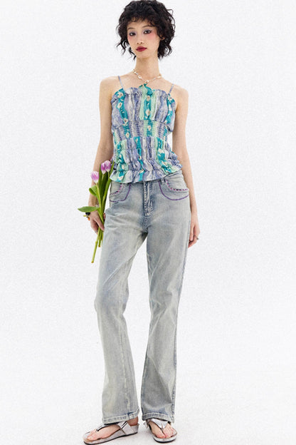 Summer Lace Micro Jeans