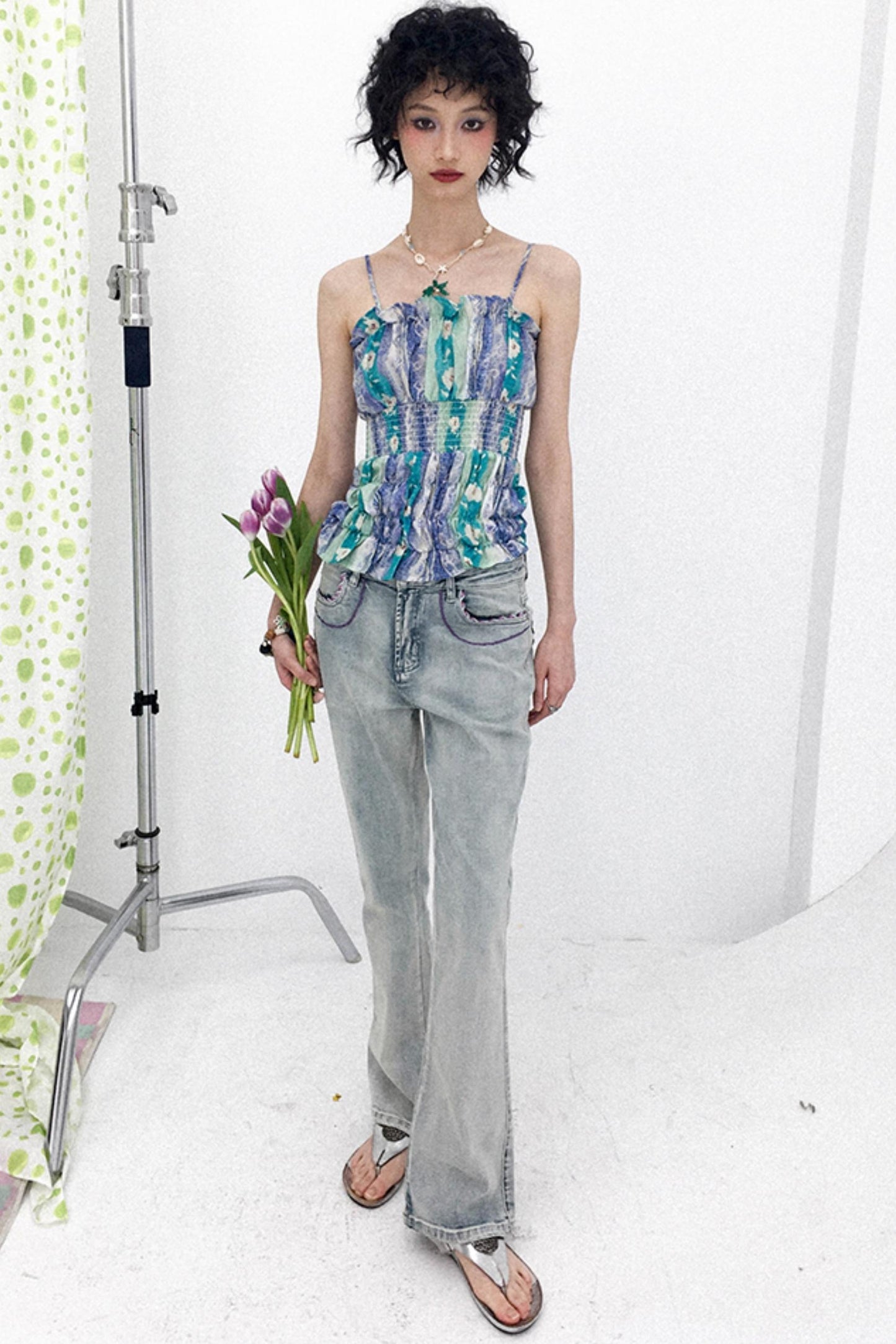 Summer Lace Micro Jeans