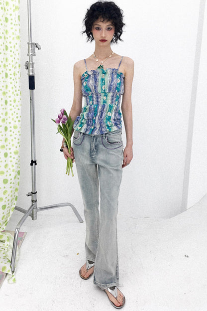 Summer Lace Micro Jeans