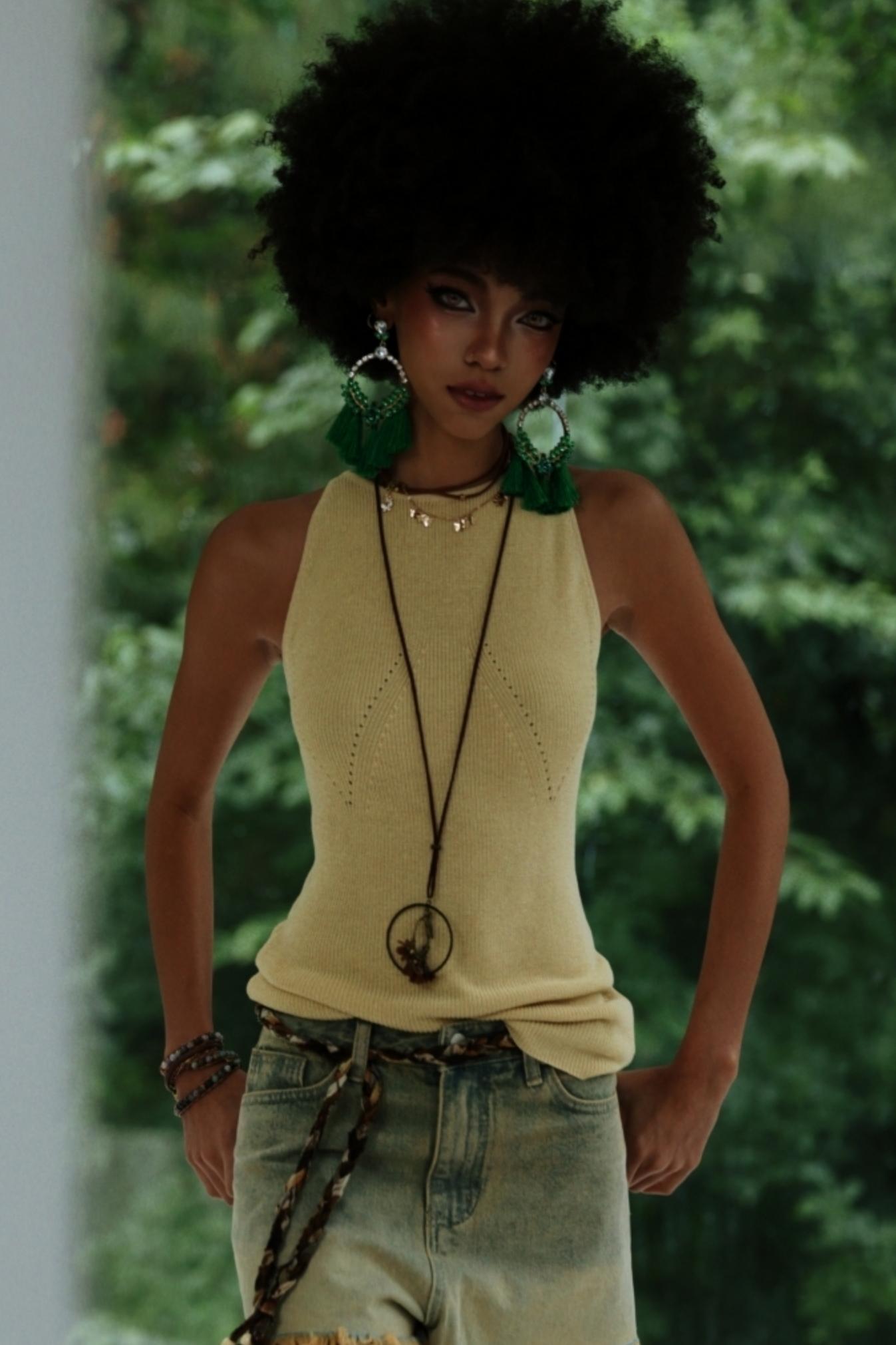 Wandering Wave Slim Fit Tank Top