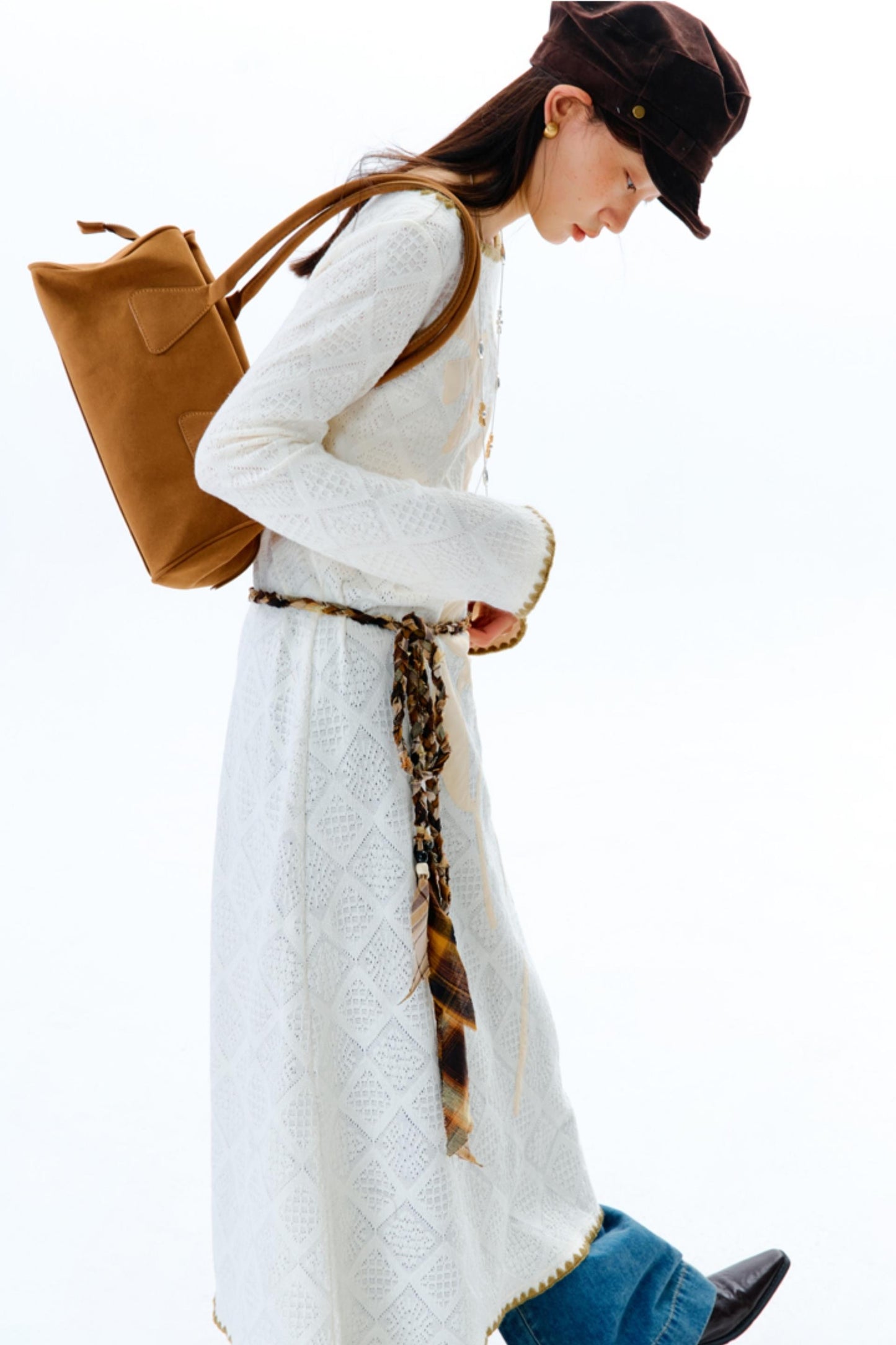 Original Cliff Flower Knit Dress