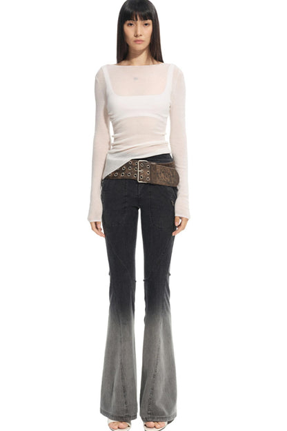 Rock Twill Bootcut Trousers