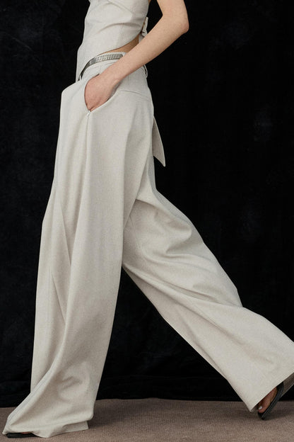 Apricot Scimitar Trouser Vest Set-Up