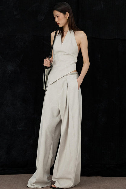 Apricot Scimitar Trouser Vest Set-Up