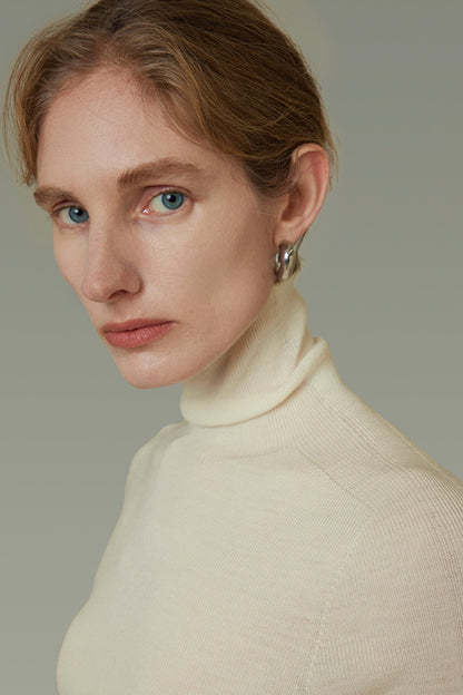 Autumn Wool Turtleneck Sweater