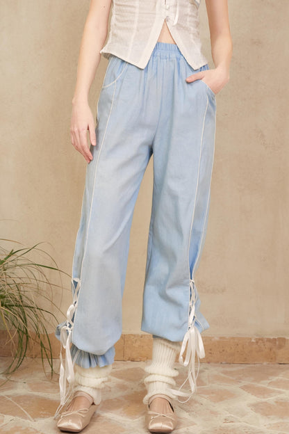 Denim Ballet Trousers
