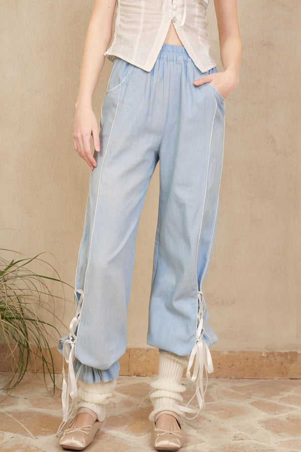 Denim Ballet Trousers