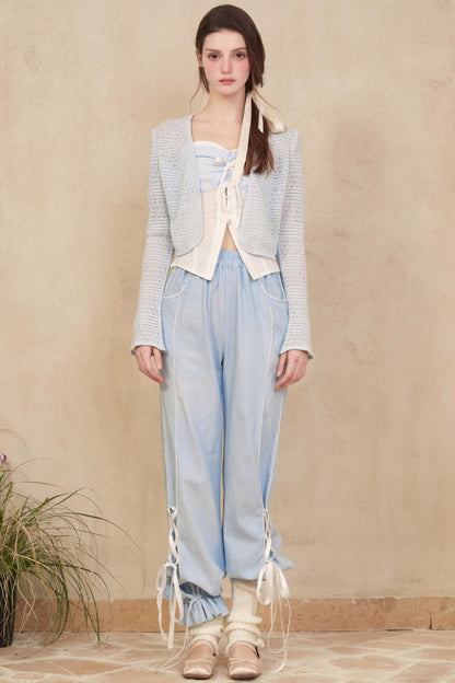 Denim Ballet Trousers