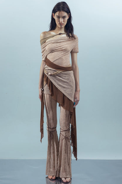 Irregular Beaded Tee