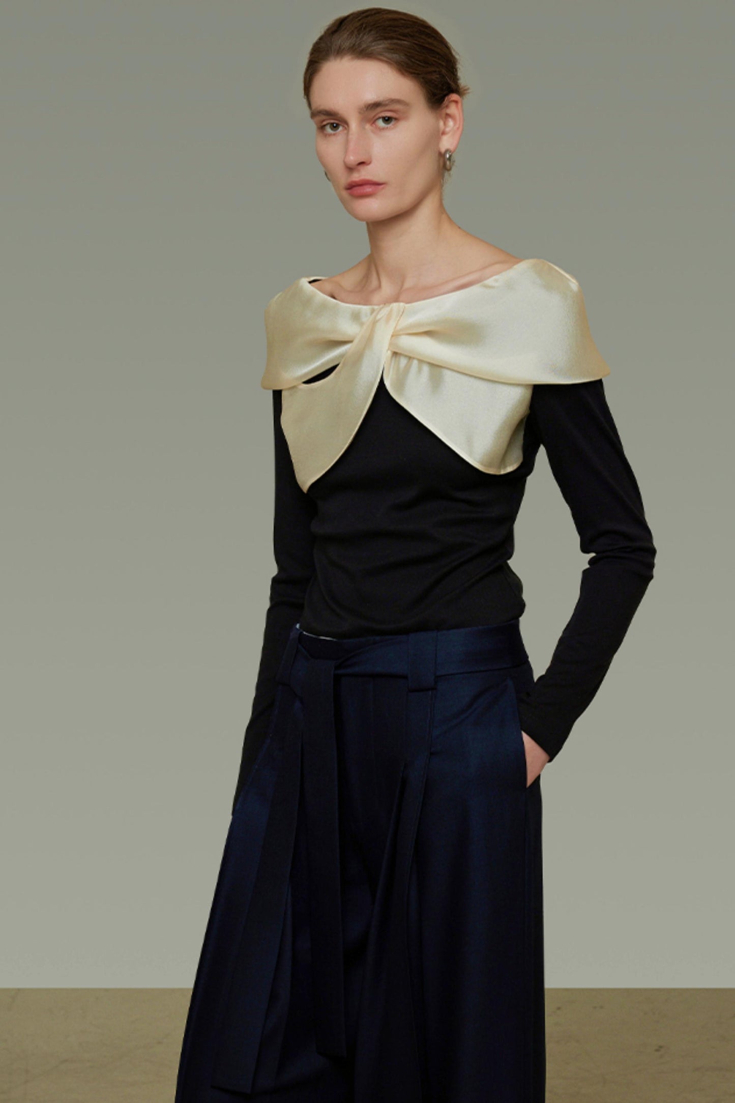 Patchwork Slimming Sweater