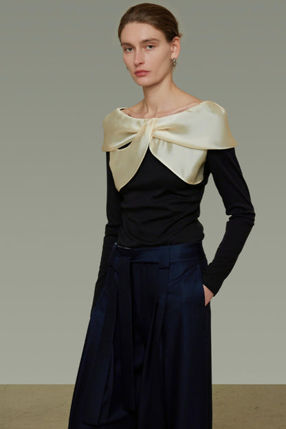 Patchwork Slimming Sweater