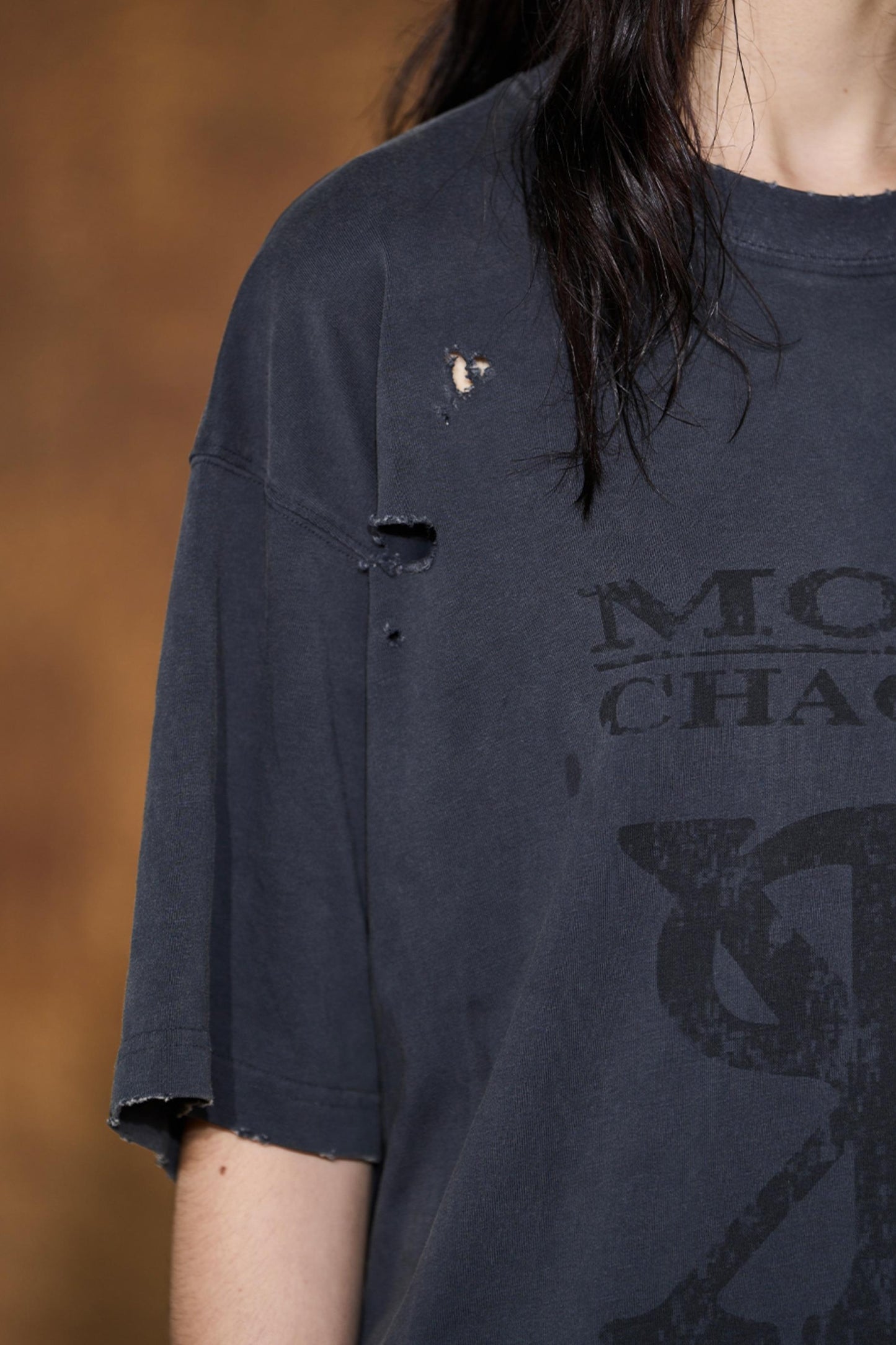 Blue Gray Graphic Tee