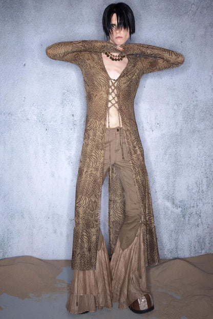 Stretch Long Cardigan