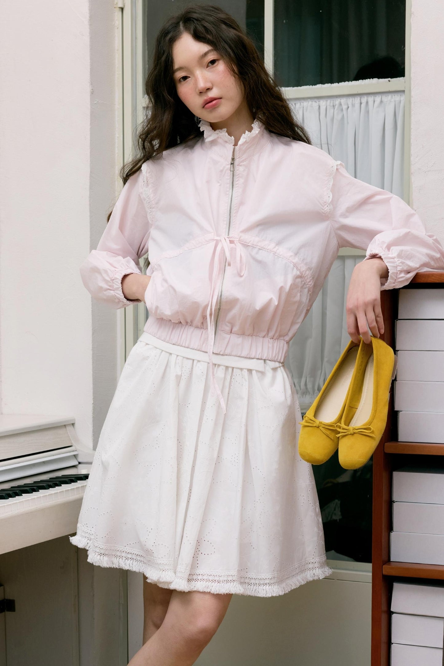 Spring Bloom Peplum Skirt