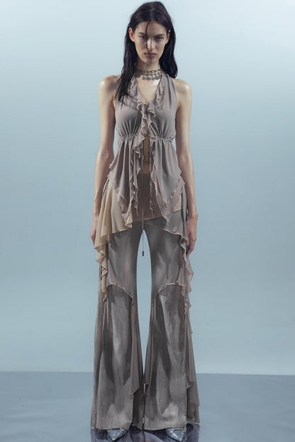 Dreamy Ruffled Mesh Tank