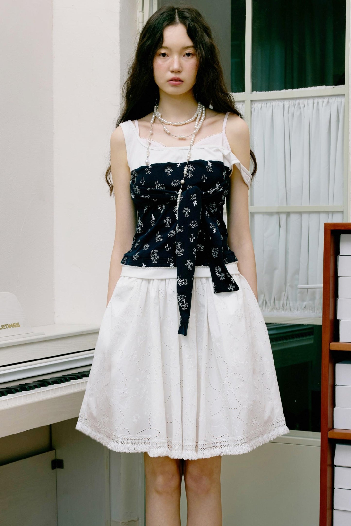 Spring Bloom Peplum Skirt