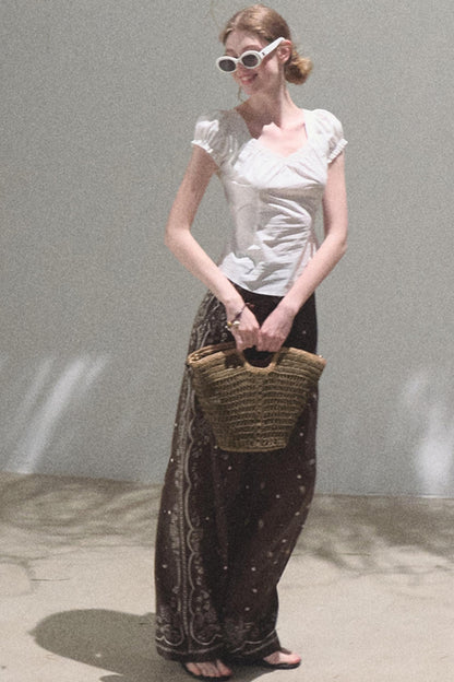 Bohemian Breeze Linen Pants