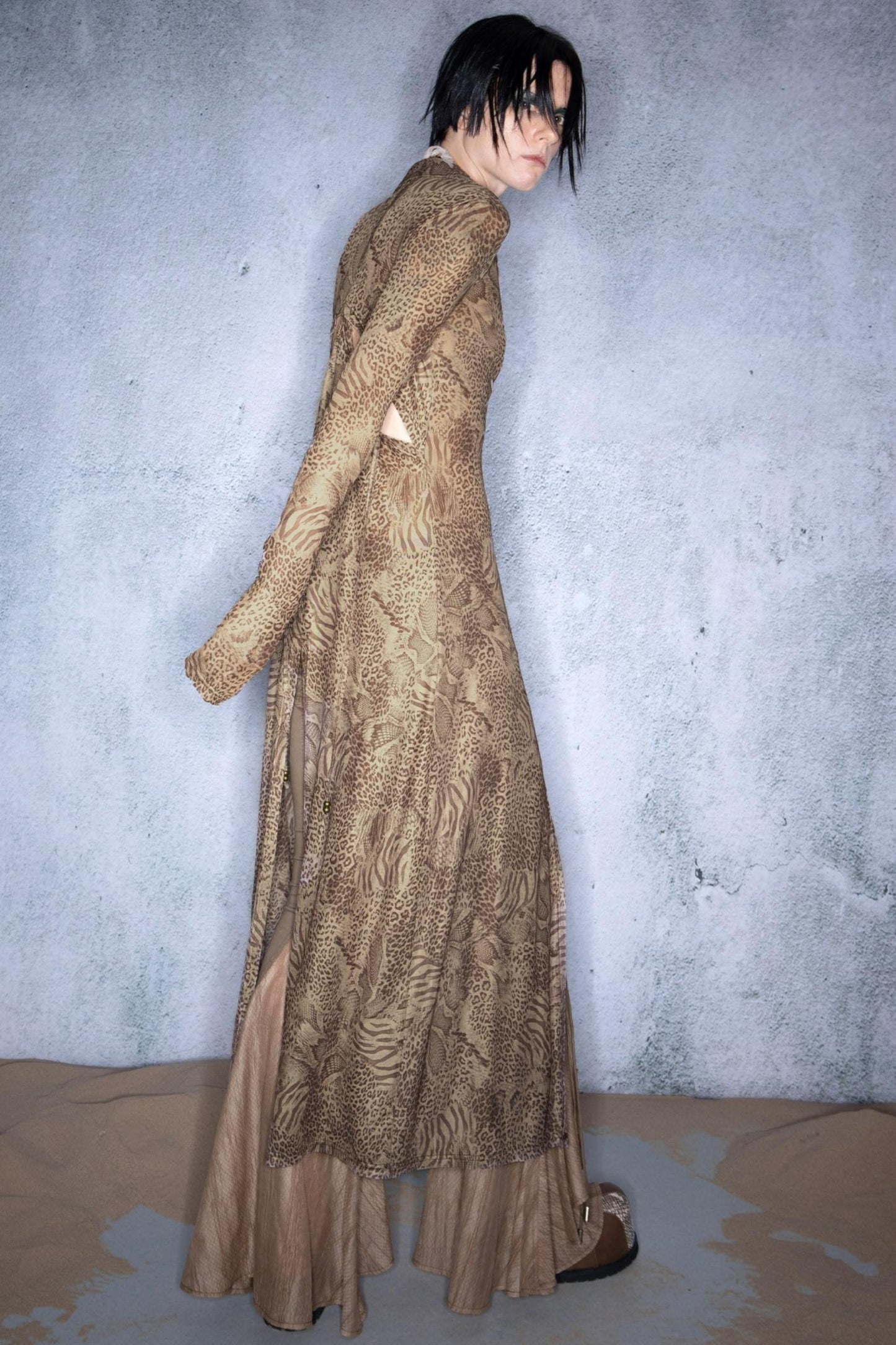 Stretch Long Cardigan