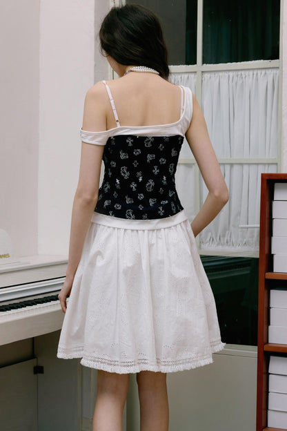 Spring Bloom Peplum Skirt