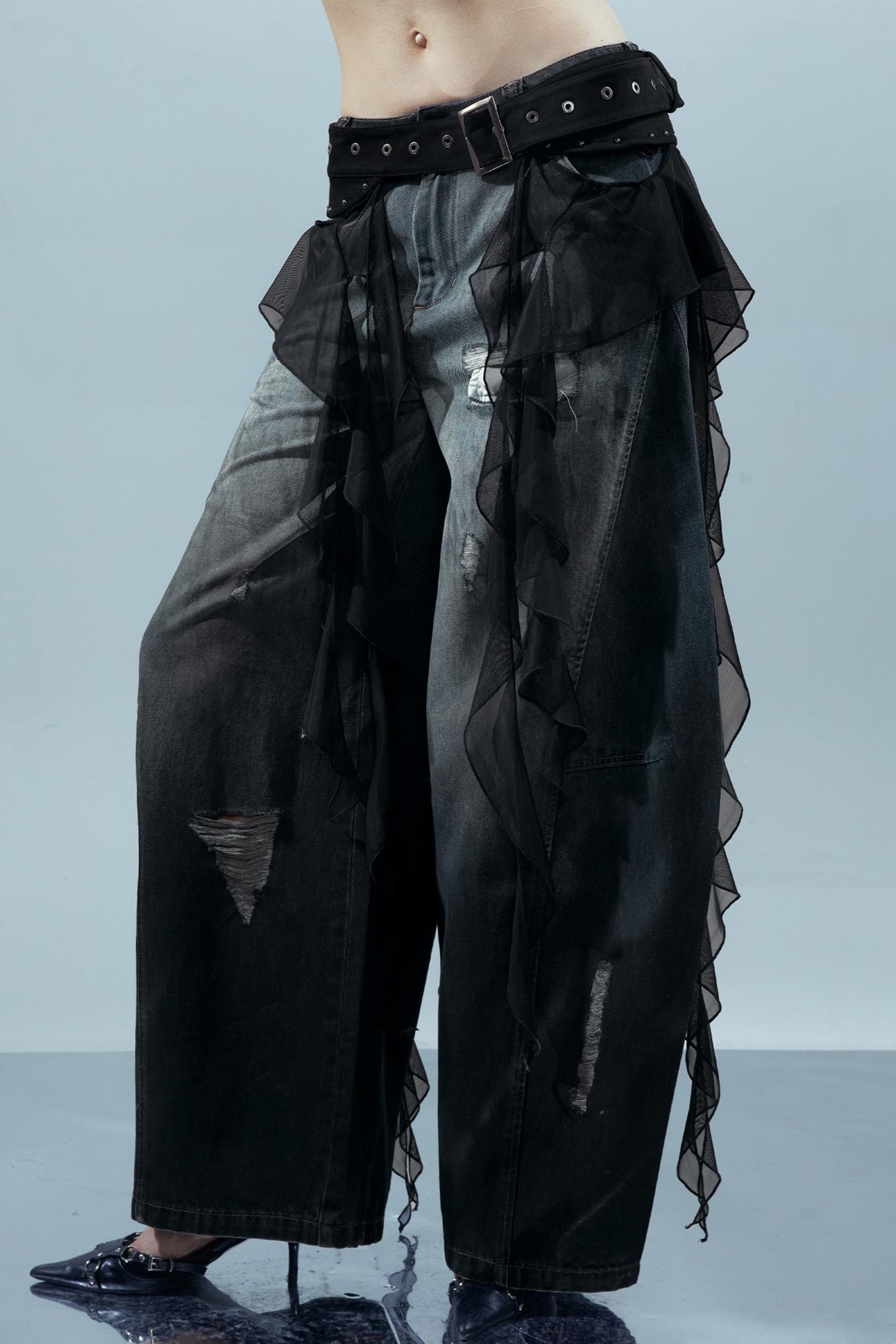 Ruffled Patchwork Curtains