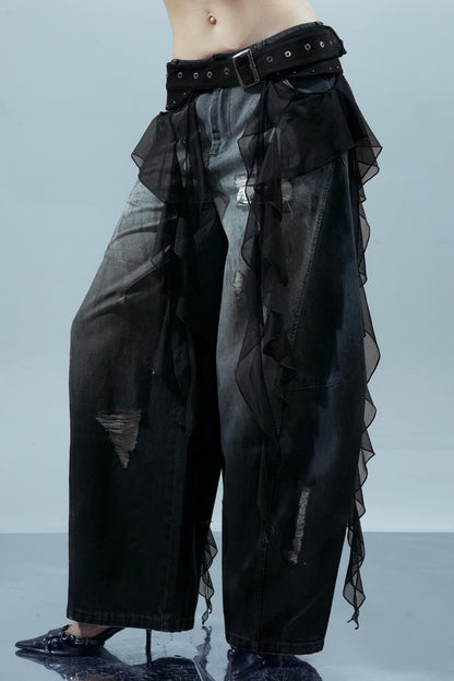 Ruffled Patchwork Curtains