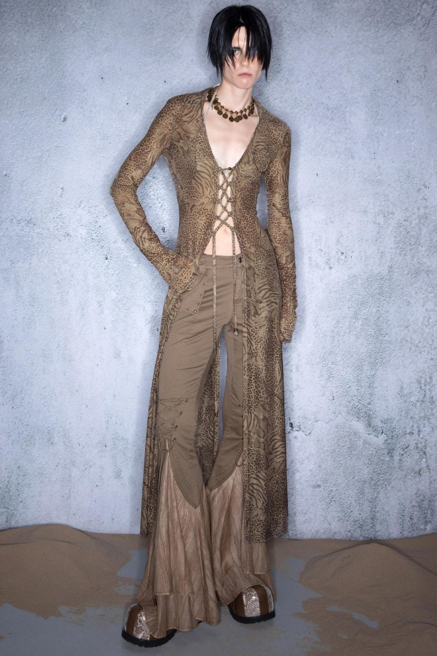 Stretch Long Cardigan