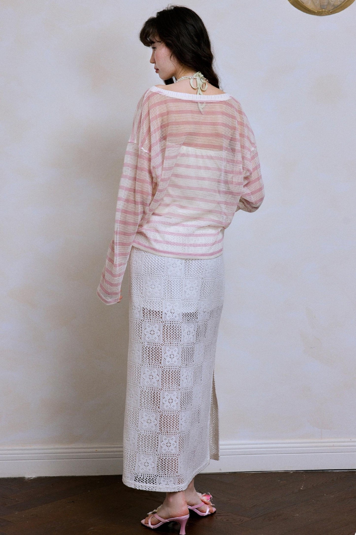 Bohemian Striped Blouse Set-Up