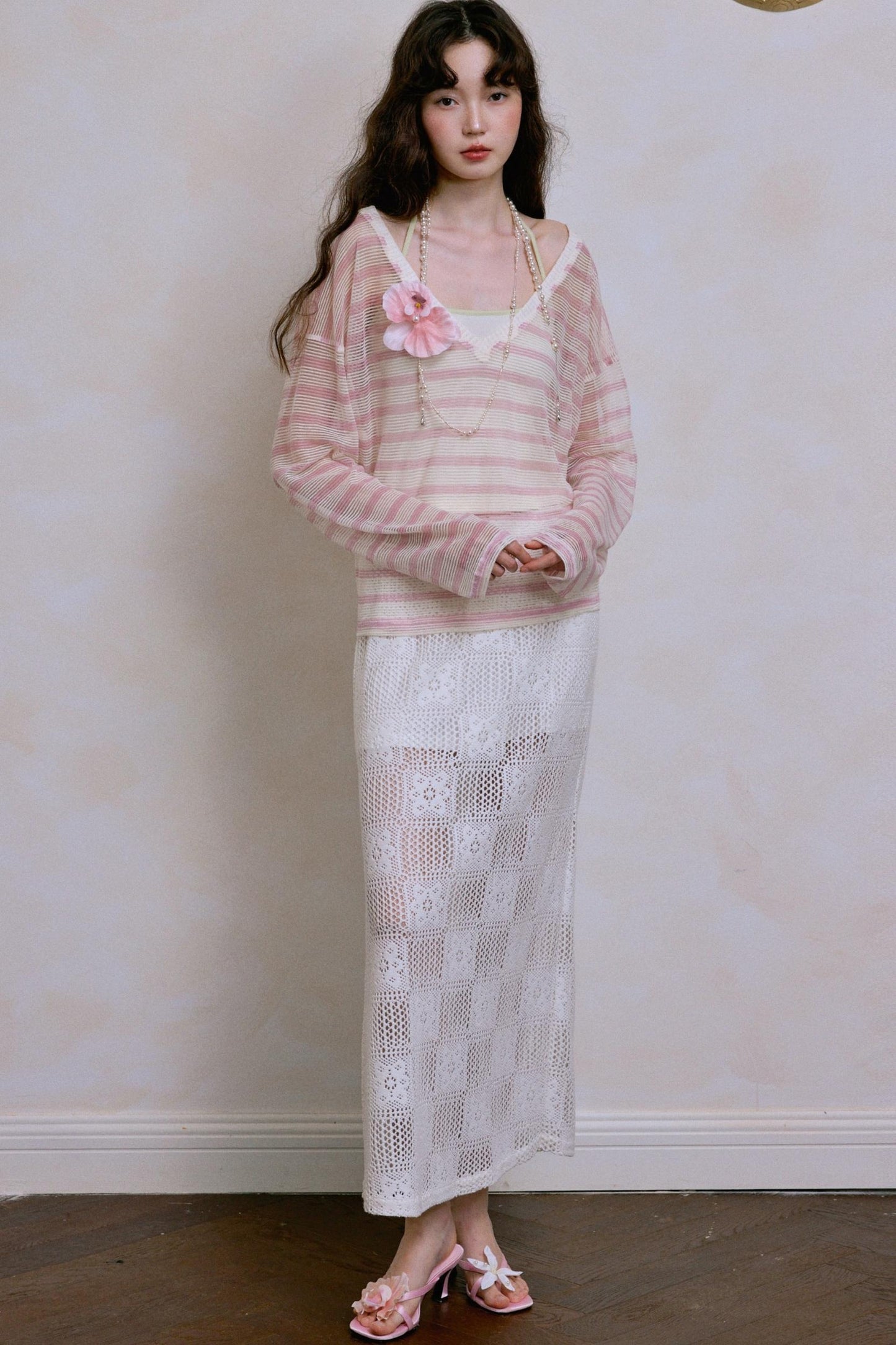 Bohemian Striped Blouse Set-Up