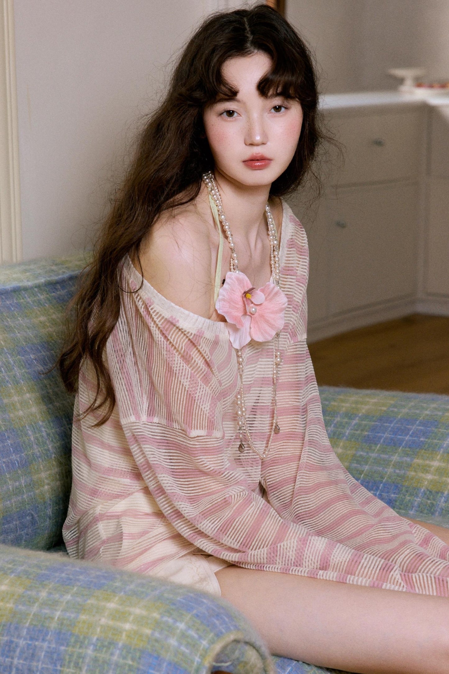 Bohemian Striped Blouse Set-Up