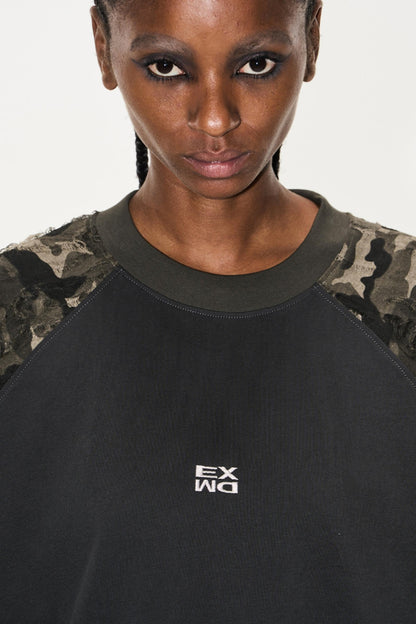 Gray Embroidered T-Shirt