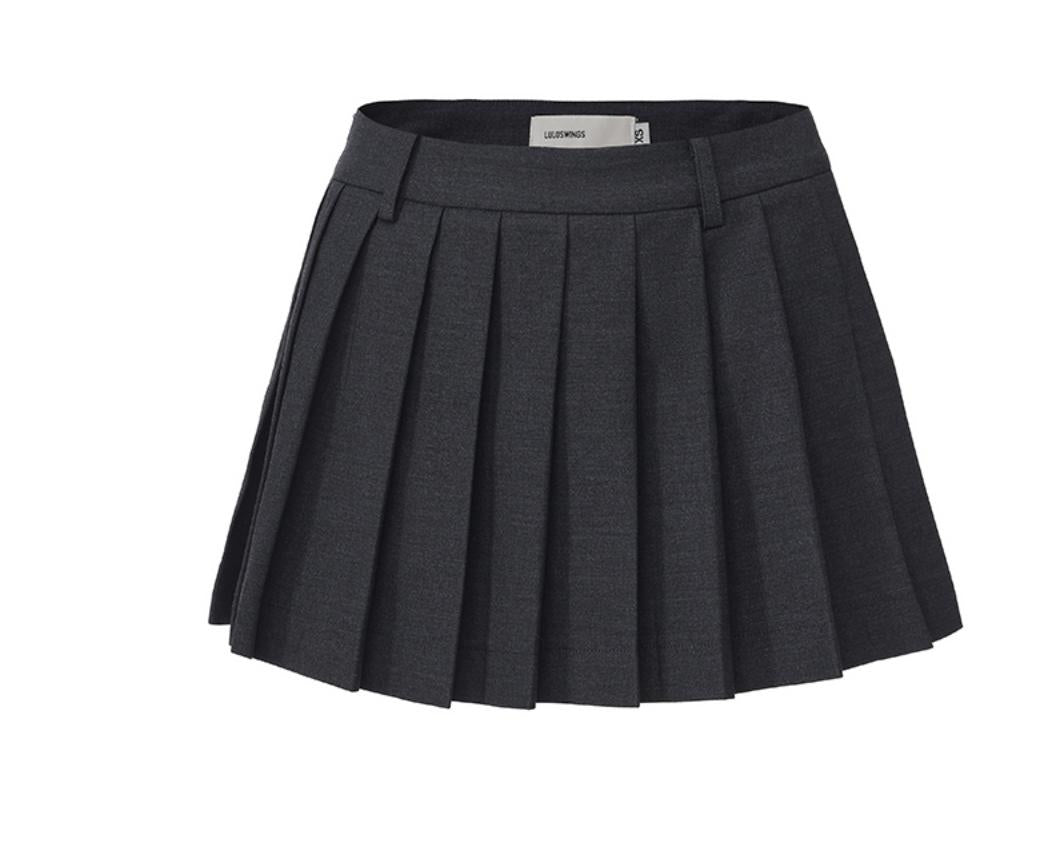 Timeless Grey A-Line Skirt