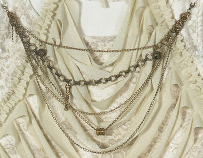 Fake Two Piece Vest Top