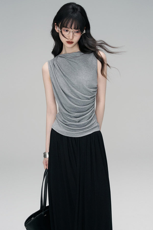 Irregular Peplum Knit Top