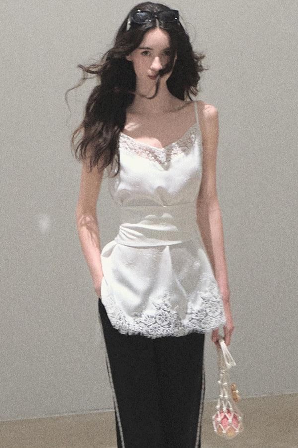 Spring Patchwork Cami Top