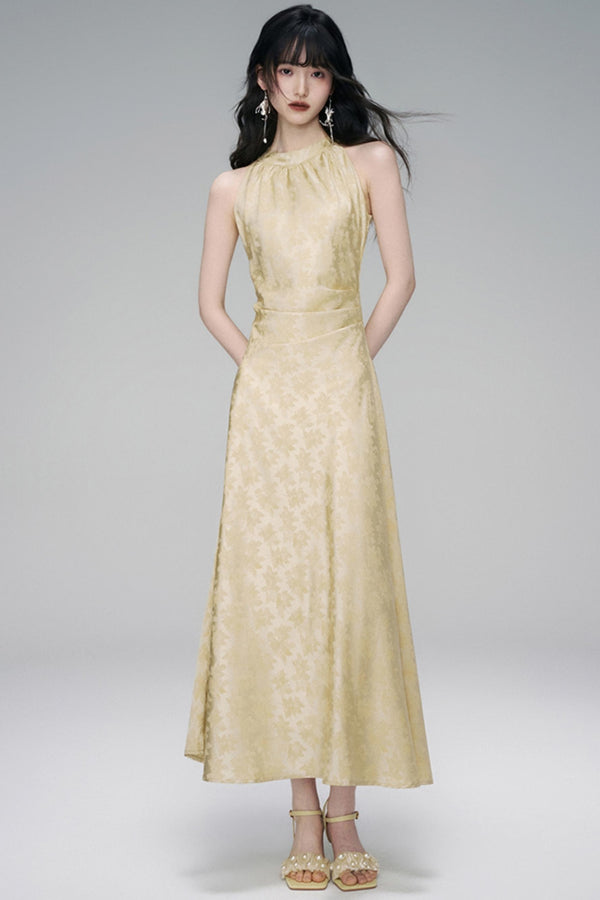 Sleeveless China Maxi Dress