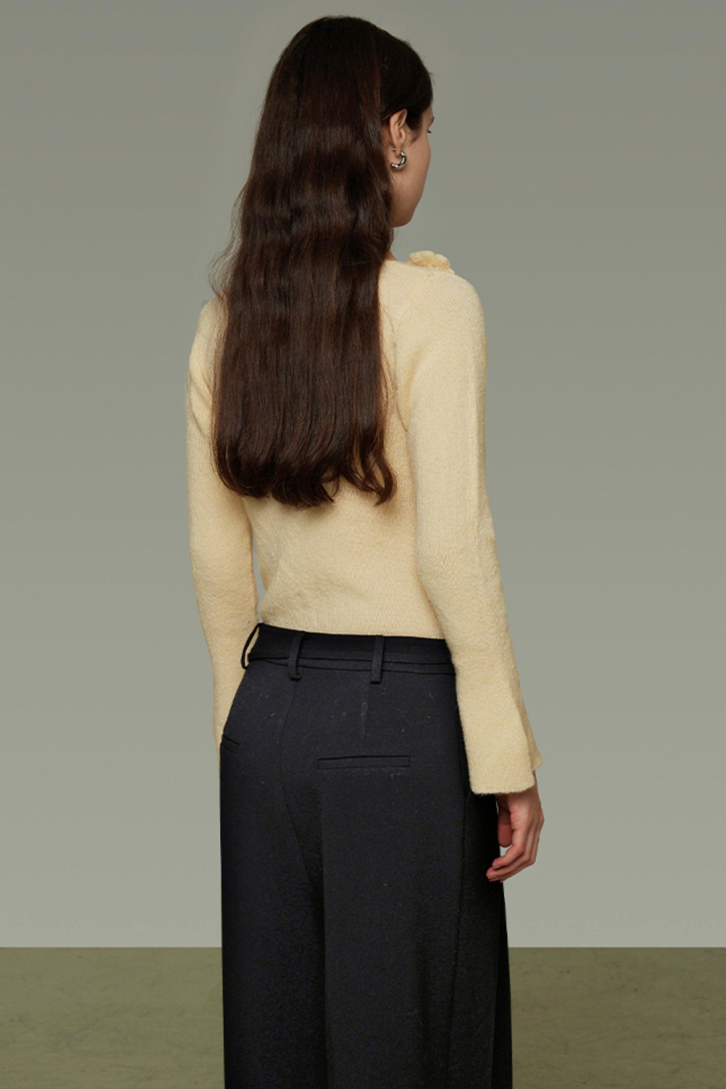 Autumn Flared Knit Top