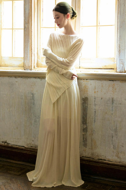 Lazy Sheep Wool Bat Sleeve Sweater