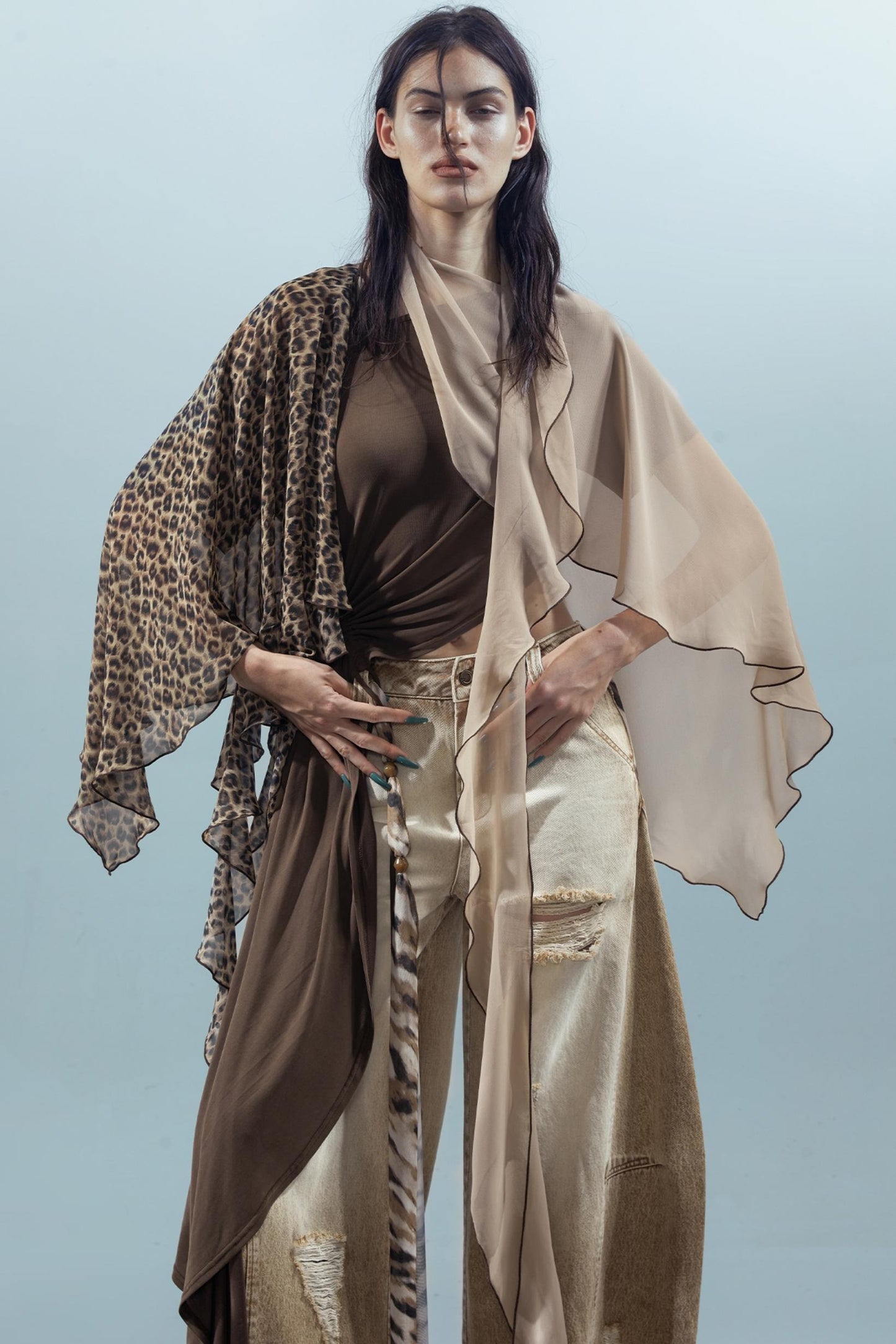 Off-Shoulder Irregular Tee