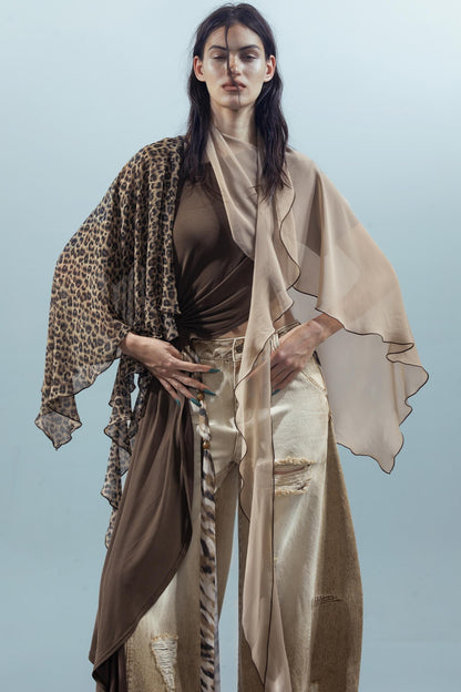 Off-Shoulder Irregular Tee